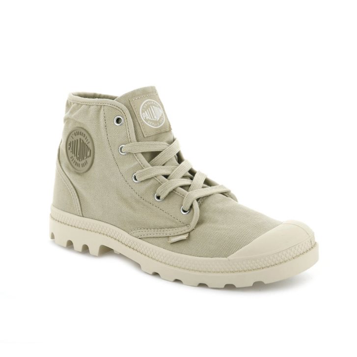 Palladium Pampa Hi Women's Boots Light Green | UK U981-AHL